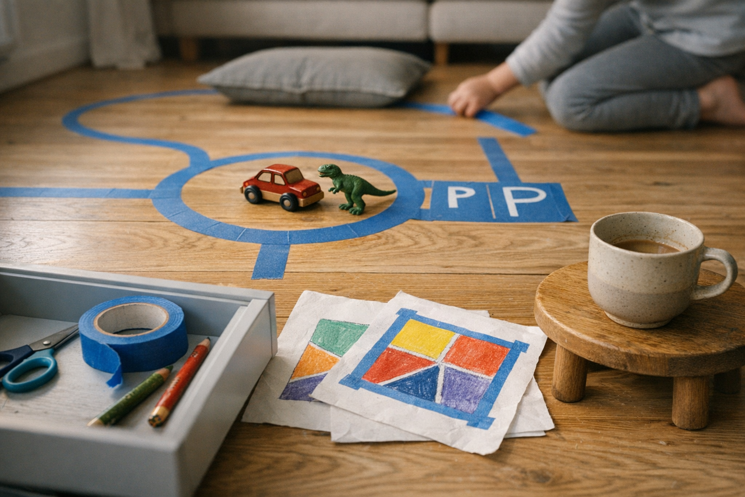 Åbn skabet og kom i gang: 30 kreative aktiviteter for børn uden forberedelse