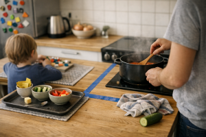 Aftensmad uden kaos: Køkkenlege der kører af sig selv (mens du rører i gryden)