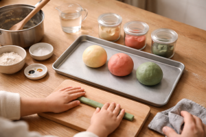 Modellervoks på små hænder og små dage: 3 opskrifter, der ikke ender i klister overalt