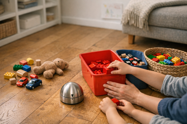 Oprydning på 5 minutter: 12 oprydningslege der faktisk virker (også på en tirsdag)