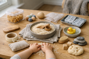 Sensory menu til småbørn: sansestimulering der passer ind i en helt almindelig dag