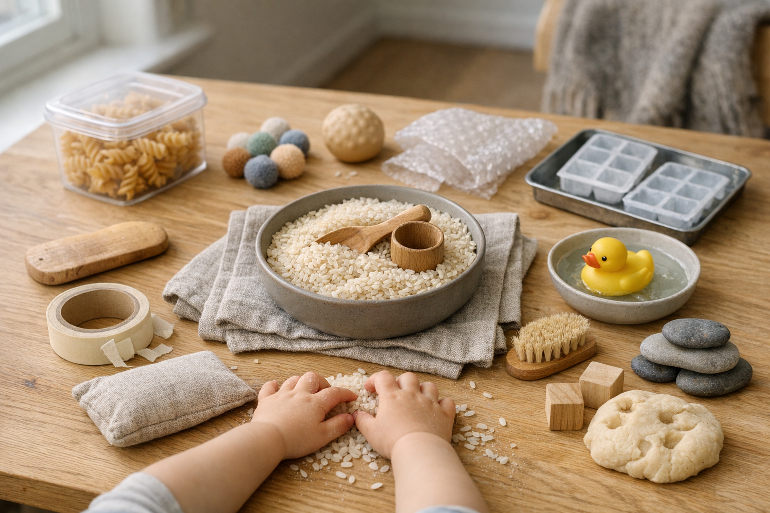 Sensory menu til småbørn: sansestimulering der passer ind i en helt almindelig dag