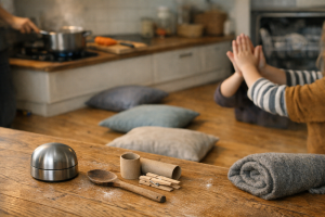 Skærmfri indendørs leg på 2 minutter: Vælg-en-leg listen til travle hverdage