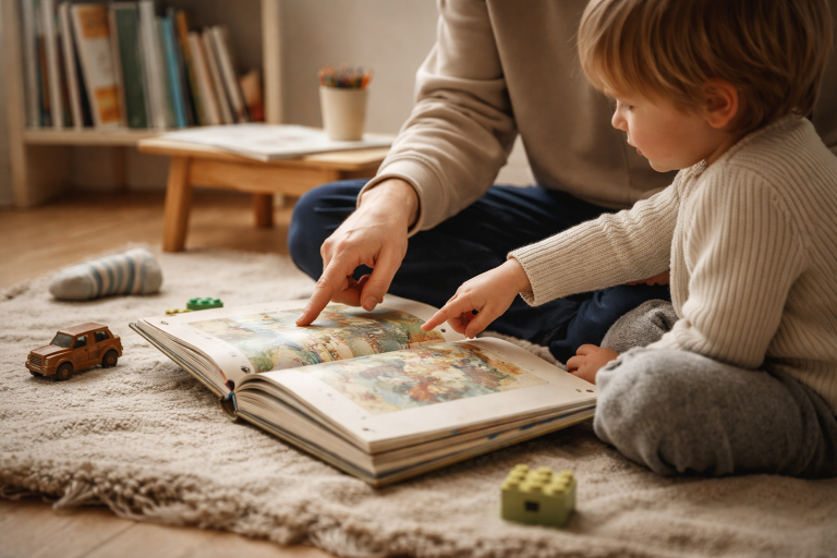 Dialogisk læsning uden præstation: 12 sætninger der får bogen til at svare igen