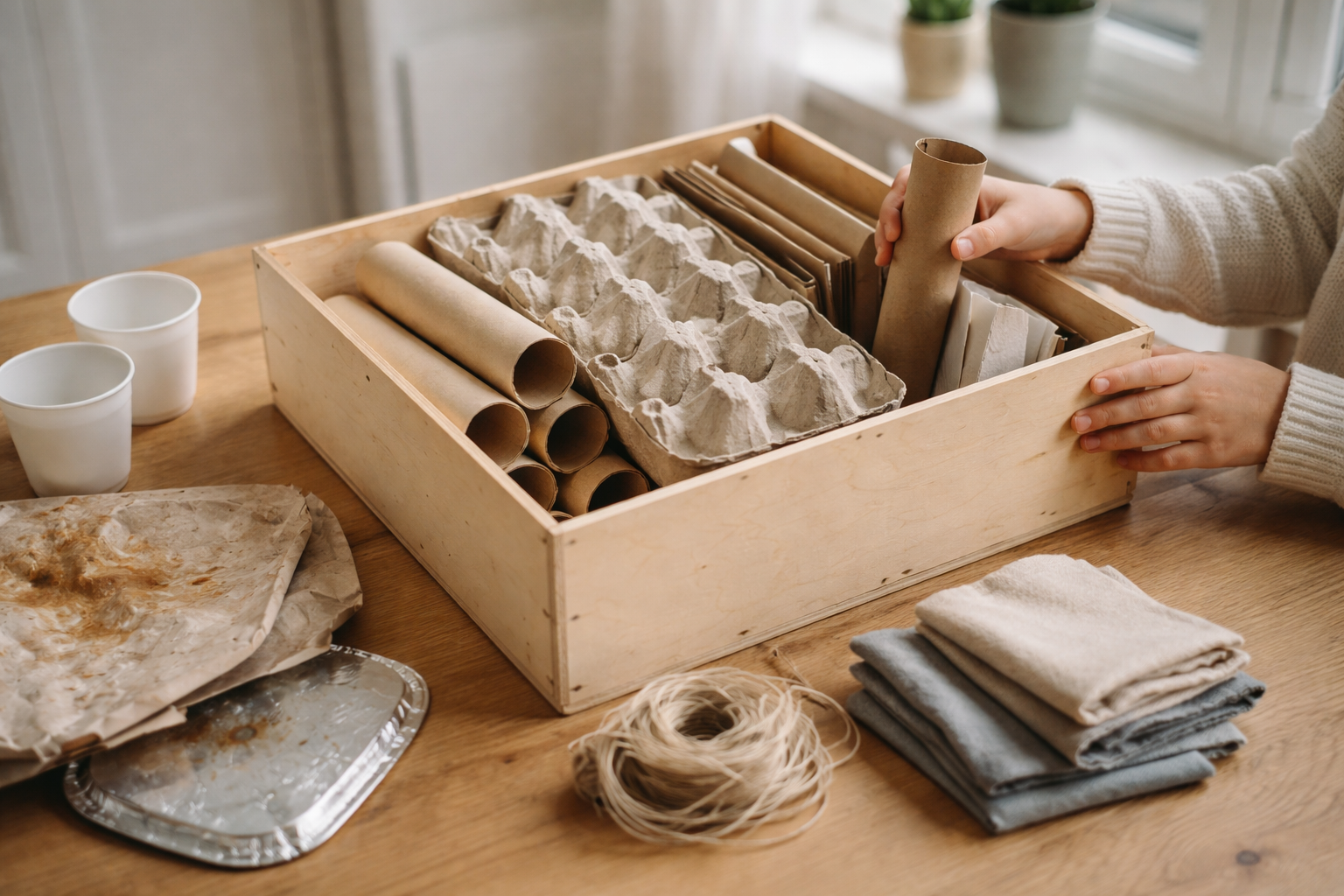 Krea uden kemi-panikanfald: din rolige guide til genbrugsmaterialer med børn