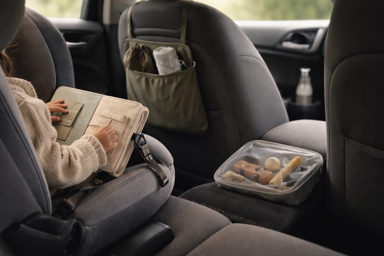 Skærmfri ro på bagsædet: sådan vælger du legetøj til bilen, der ikke ender på gulvet