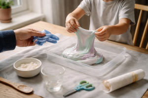 Slim på fingrene uden hjertebanken: min trygge guide til lim, maling og krea med børn