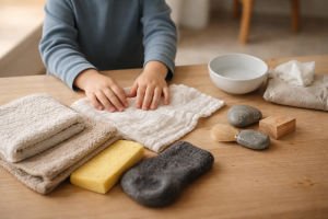 Fra “ad” til “ok” (uden tårer) - en sanse-trappe for forsigtige hænder