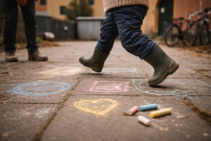 Udeleg mellem murene er også rigtig udeleg