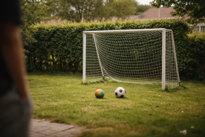 Fodboldmål til haven: størrelser, materialer og sikkerhed (rolig guide til forældre)