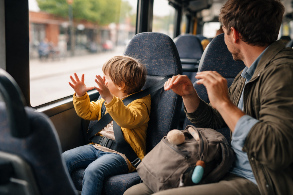 Hjulene på bussen: tekst, fagter og 10 lege til turen